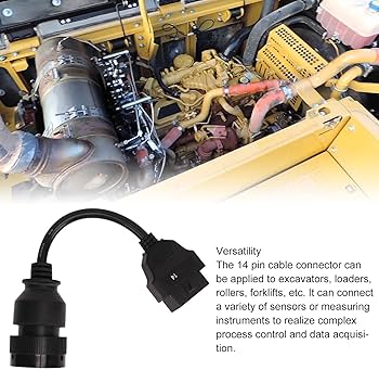 14pin Connector Cable,14 Pin Cable Excavator Diagnostic Adapter